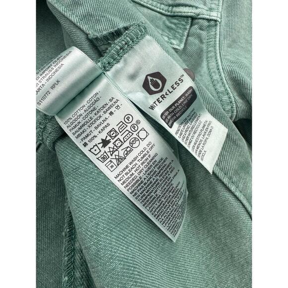 Levi's Women's Original Trucker Denim Jacket Dusty Berly Green Size S - Picture 4 of 4